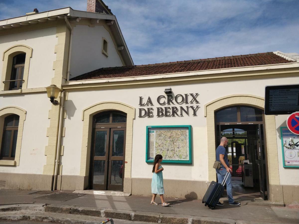 Le Parisien T1Antony-Berny By Beds4Wanderlust - 35M2 Avec Balcon - Aeroport Orly 5Miles - Train Station Rer B Orlyval 1Mile Apartment Bagian luar foto